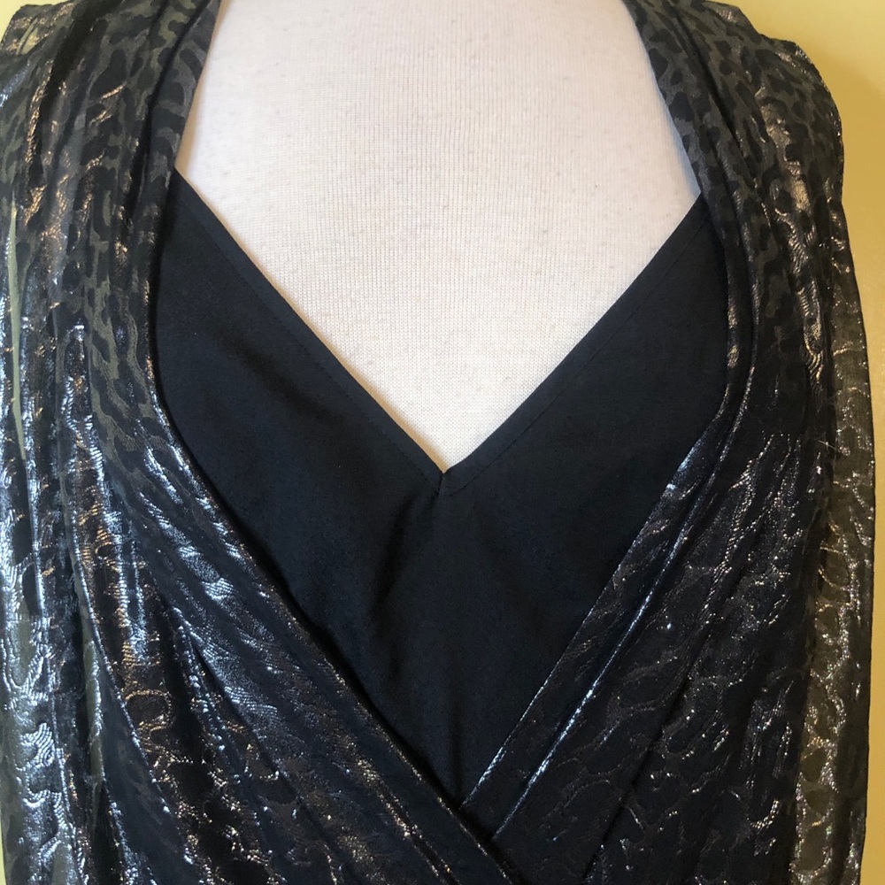 Bodysuit 💐sparkle and built in tank. NWOT. Snap closure - Picture 3 of 11